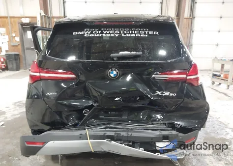 2025 BMW X3 30 xDrive from USA, damaged, VIN 5UX53GP0XS9091688
